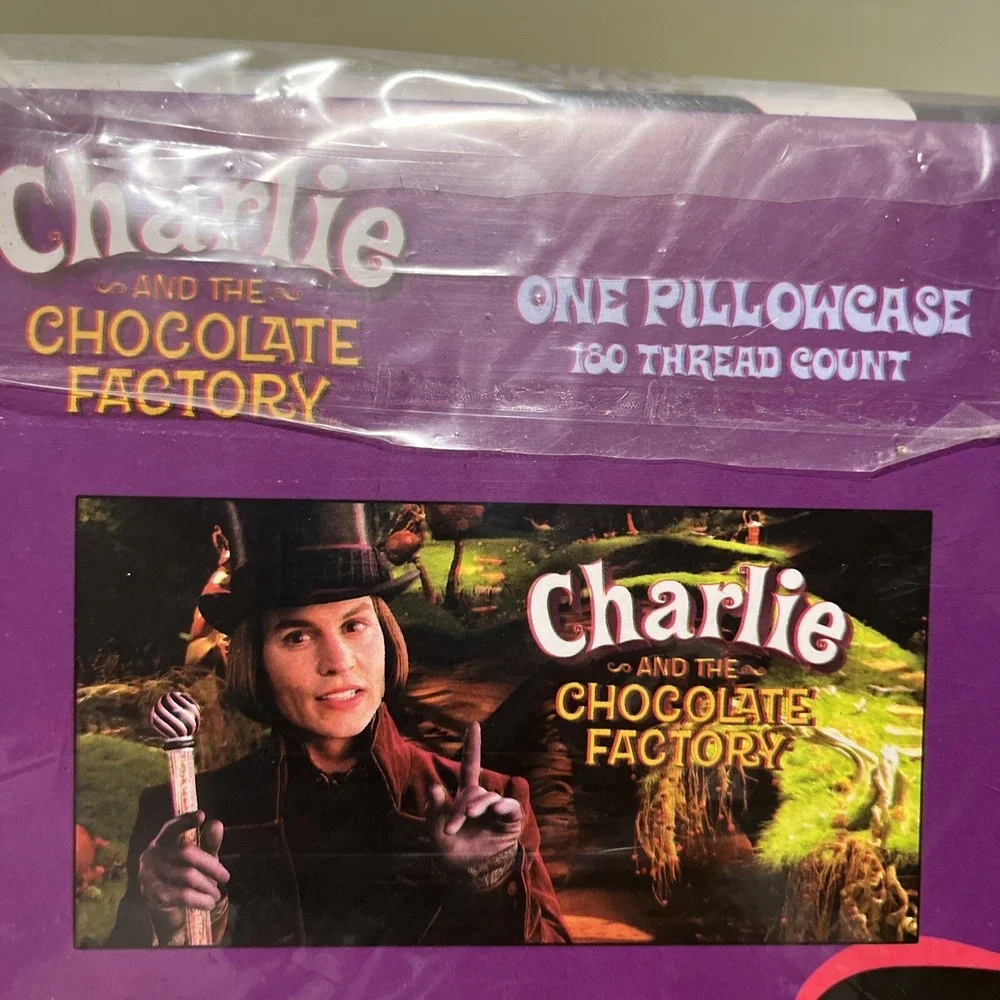 Charlie And The Chocolate Factory Pillowcase‎ , 180 Thread Count